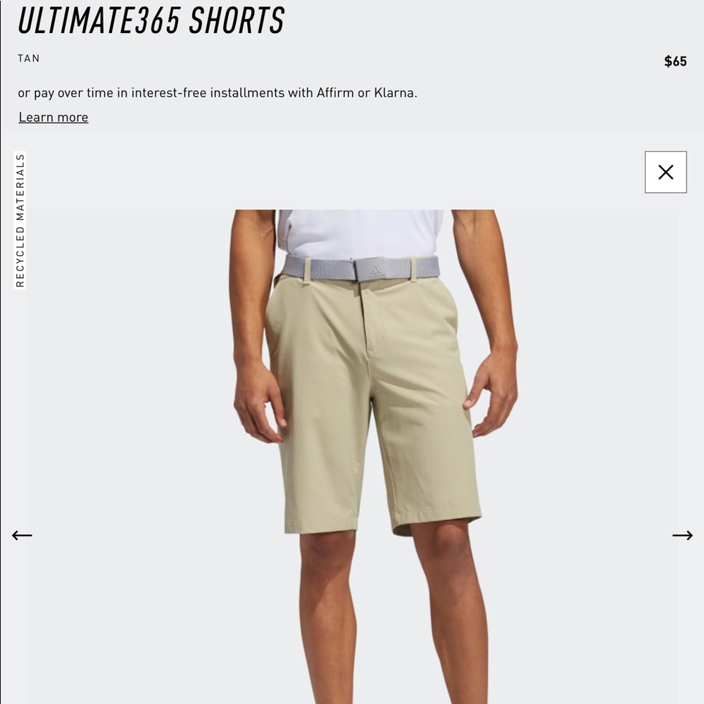 Adidas Ultimate 365 Golf Size 38 4 Pairs of Shorts